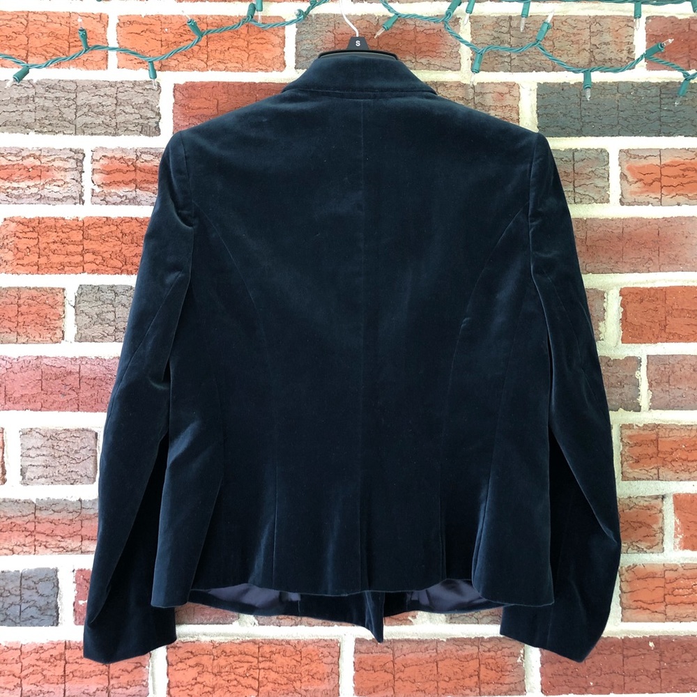 Theory Velvet Double Breasted Blazer - Picture 3 of 6